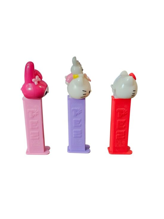 Pez Dispensers Hello Kitty Set Of 3 From 2005 - Retired My Melody Hello Kitty - Picture 2 of 9